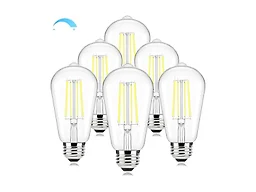 Brightever KN0001 Dimmable ST58 Bulbs 5000K 6P