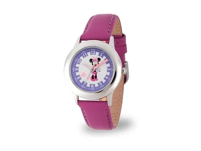 Disney Kids Minnie Mouse Time Teacher Watch