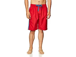 Kanu Surf Men's Mirage Swim Trunks (Regular & Extended Sizes), Tivoli Red, Large
