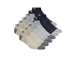 Hurley H116066 10-13 Hurley Men's 12-Pairs Low Cut Socks B