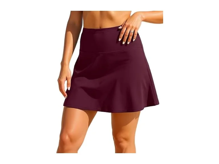 Hilor Women (16) High Waist Swimsuit Skirt Bottom
