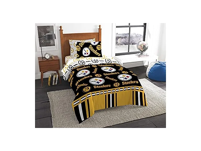 NFL Pittsburgh Steelers Rotary Bed Set (Twin)