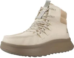 Hey Dude Womens Shoes, Wendy Peak Apres Coated Twill, Ivory, 40