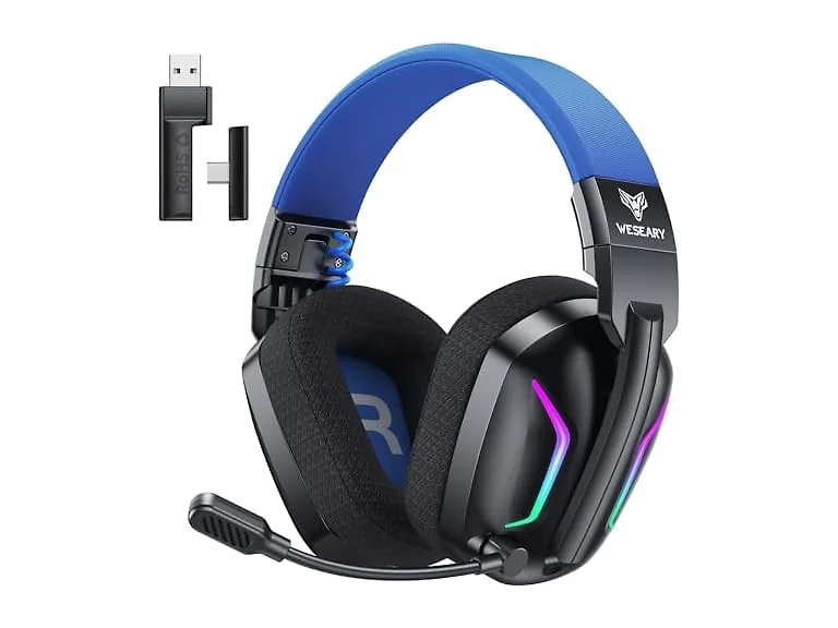 WESEARY 2.4GHz Wireless Gaming Headset