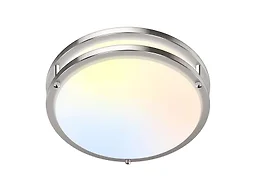 GoBright B0G3WYDNVB 10 Inch Nickel Ceiling Light 1