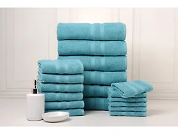 Bibb 18 Piece Egyptian Cotton Towel Set