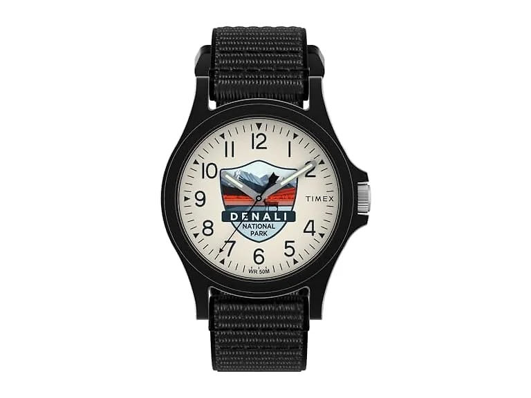 Timex Unisex Denali 40mm Watch Black Fastwrap