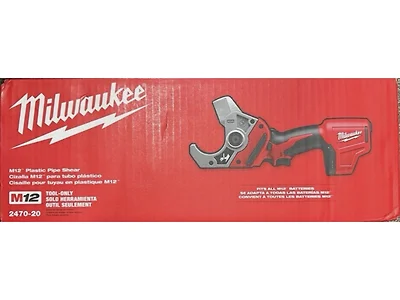 Milwaukee 2470-20 M12 12V PVC Pipe Shear