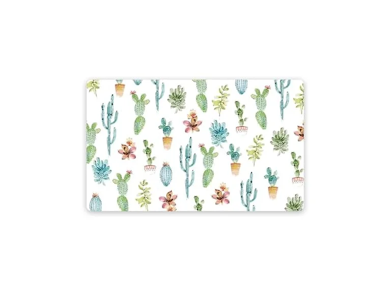 Cactus Melamine Pet Feeding Placemat - 19" x 