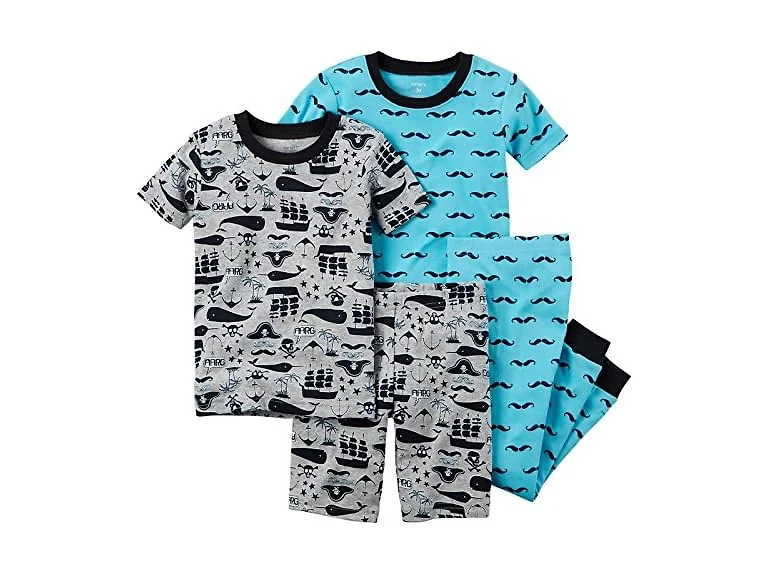 Carter's 4 Pc Cotton, Print, 6 Months