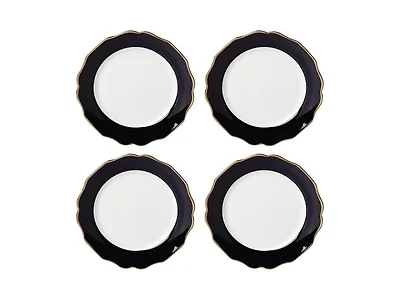 Lenox  Contempo Luxe Black Dinner Plates, Set of 4