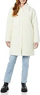 Amazon Essentials Women's Oversized Teddy Sherpa Coat, Cream, Large