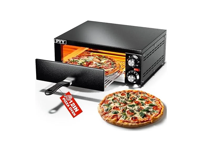 PYY Pizza Oven -12 Inch Indoor Countertop Pizza Oven