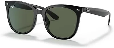 Ray-Ban RB4379D 601/71 55 55-19-150 Ray-Ban RB4379D Square Sunglasses Black/Green Gradient