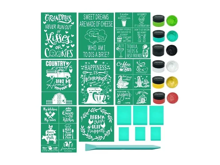 JAJADO Self Adhesive Silk Screen Stencils