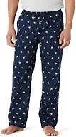 Amazon Essentials Men's Cotton Stretch Poplin Pajama Pant, Navy Ducks, Medium