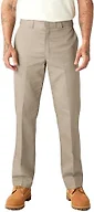 Dickies Mens Flex Work Pants, Desert Sand, 48W X 32L US
