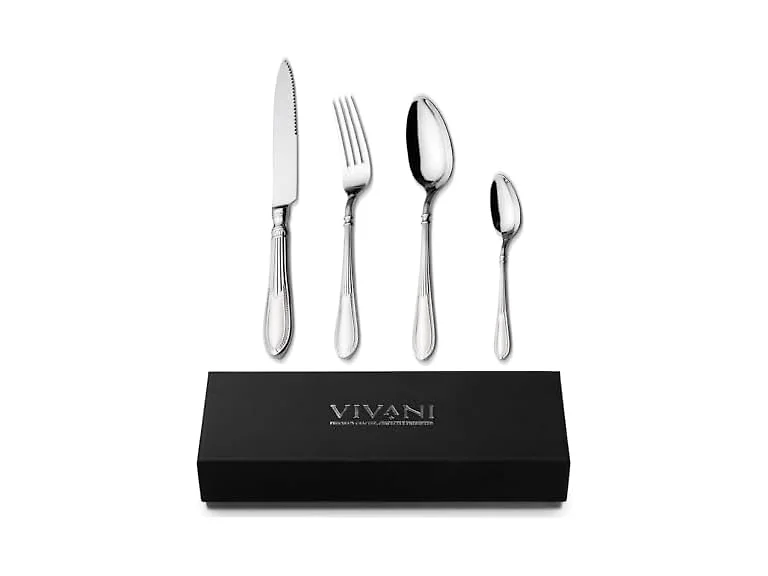VIVANI Luxury Silverware Flatware Set