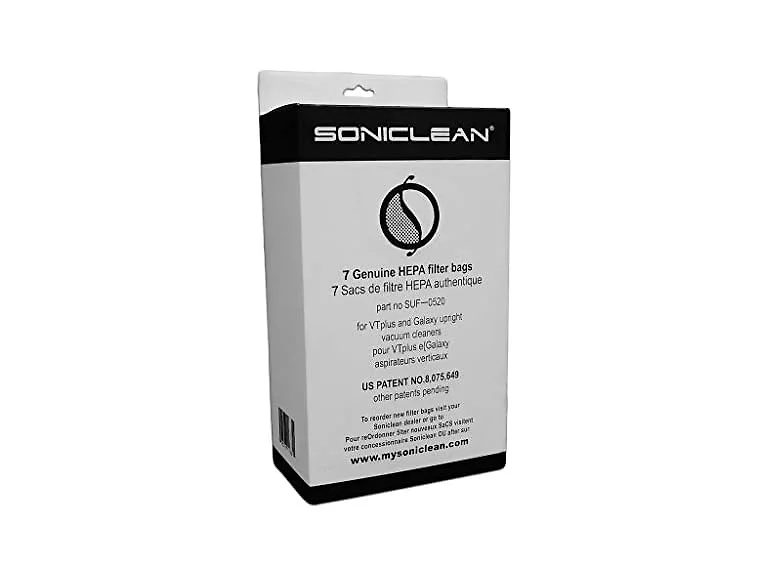 Soniclean U1 Upright HEPA Filter Bags