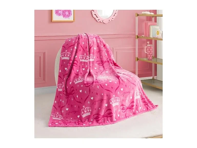 Juicy Couture Kids 50x70" Throw Hot Pink