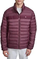 Champion Men's Lightweight Packable Puffer Jacket, Wine, XX-Large
