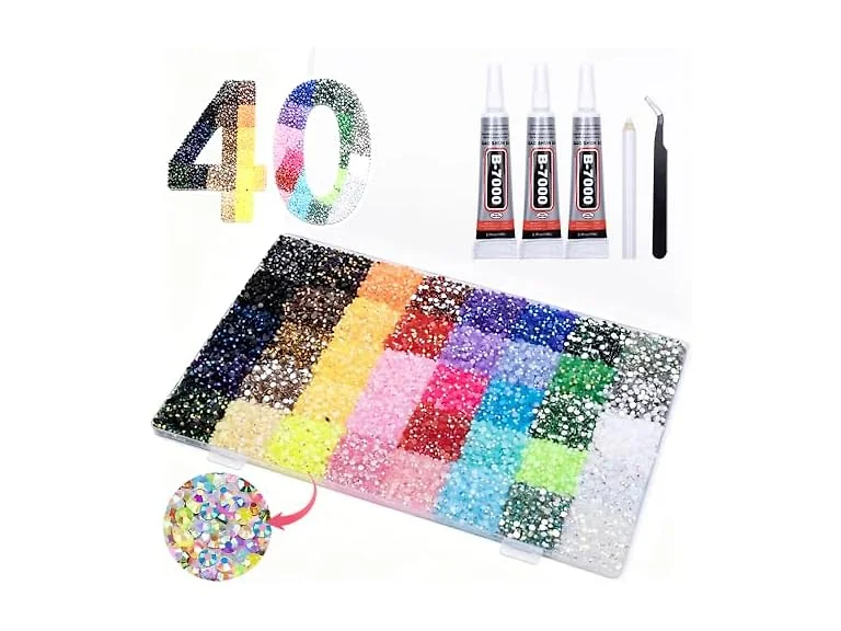 Klimonla Bedazzler Kit with Rhinestones