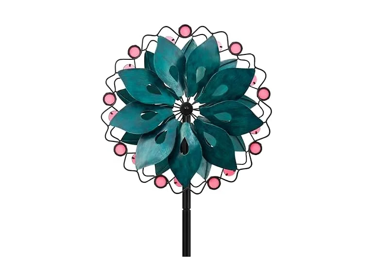 Cyan Oasis Wind Spinners Outdoor