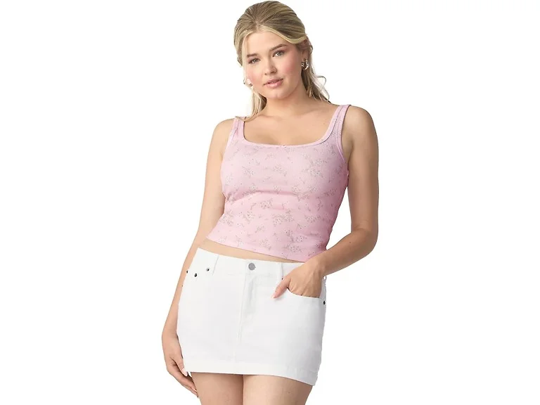 florence by mills Women (M) Party Ribbed Tank-top