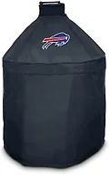 FANMATS 42769 NFL - Buffalo Bills - Black KAMADO Style Grill Cover with Primary Logo - 27" x 27" x 40"