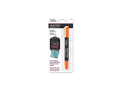 Chalk Writer, Mess Free, Wet-erasable marker Orange