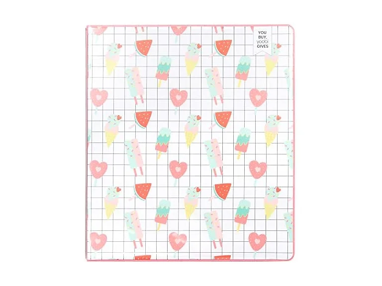 Yoobi | 1 Inch Binder, Popsicle | Holds Up to