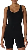 Amazon Essentials Women's Formflex One Piece Romper with Shorts Black Small