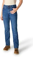 Carhartt Women's The Essential Mid Rise Comfort Jeans - Performance Fit Stretch Denim, Grotto, 24