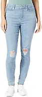 Levi Strauss Signature Gold Women's Size Totally Shaping High Rise Skinny Jeans (Available in Plus Size), (New) Alder Creek, 26 Short