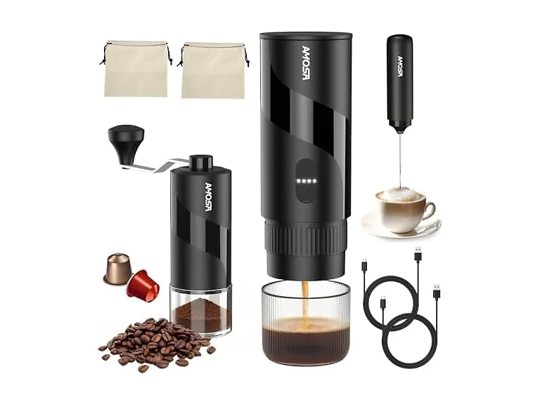 AMOSA Mini Electric Espresso Set