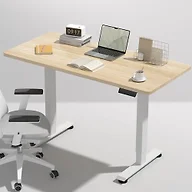 Veken 47.2 Inch Large Electric Standing Desk, Gaming Table, Nature