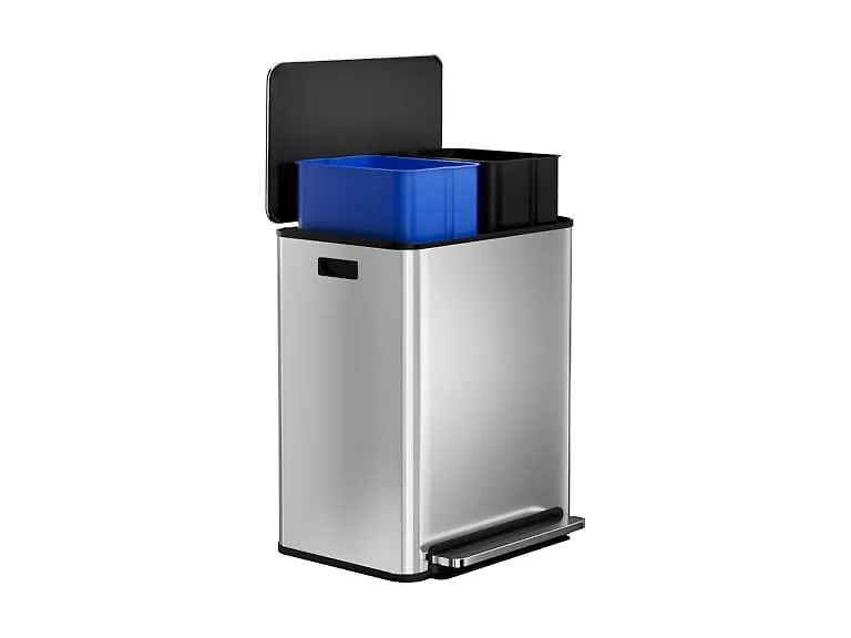 PrecisionAuto 8 Gal Recycling Bin Silvr