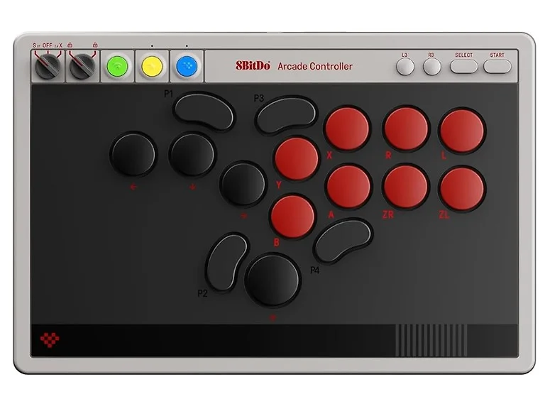 8BitDo All-Button Arcade Controller for Switch/Switch 2 & Windows