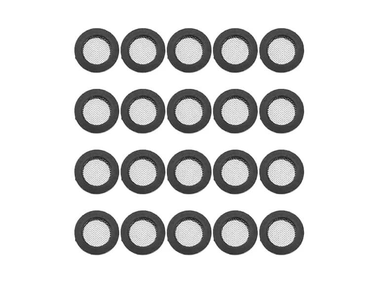 Stainless Steel Mesh Rubber Gasket Seal, 20Pcs