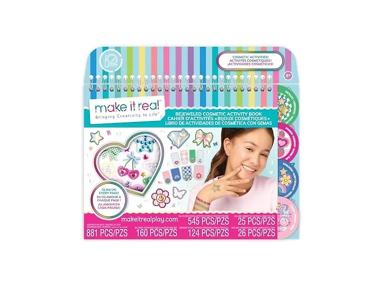 Make It Real: Bejeweled Cosmetic Activity Book