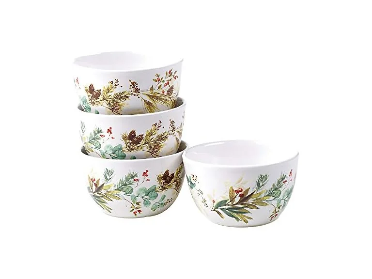 Certified International Christmas Story Ice Cream Bowl