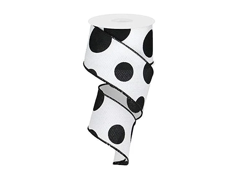 Craig Bachman Polka Dot Cross Royal Burlap (White)