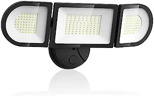 Olafus 130W Flood Lights Outdoor, 13000LM Super Bright LED Flood Light, IP65 Waterproof Outdoor Flood Light Fixture, 3 Adjustable Heads, 6500K Exterior Security Lights for Yard, Garage