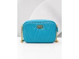 Stuart Weitzman SG-SW-Blue Stuart Weitzman Leather Crossb