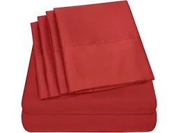 Deluxe Solid Microfiber Sheet Set