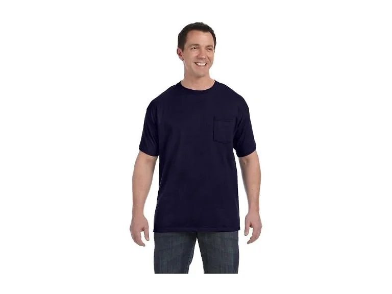 Hanes Men (L) Tagless® Pocket T-Shirt