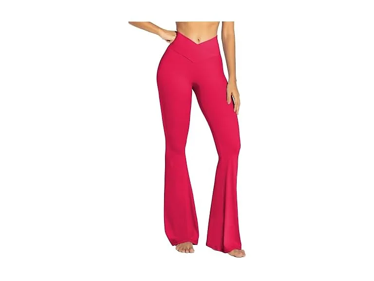Sunzel Flare Leggings 32in M True Red