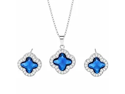 Saffron LGR-33-023EP Womens Clover Pendant & Earrin