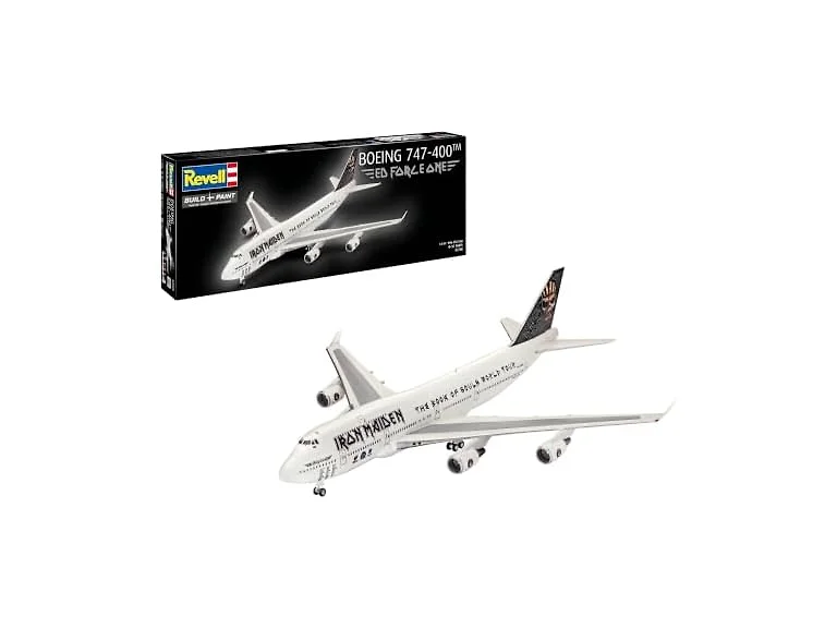 Revell Boeing 747-400 Iron Maiden, Unbuilt/Unpainted Plastic Model Kit
