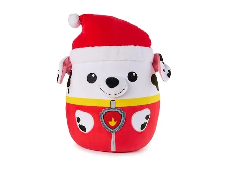 PAW Patrol Winter Holiday Marshall Squish Plush